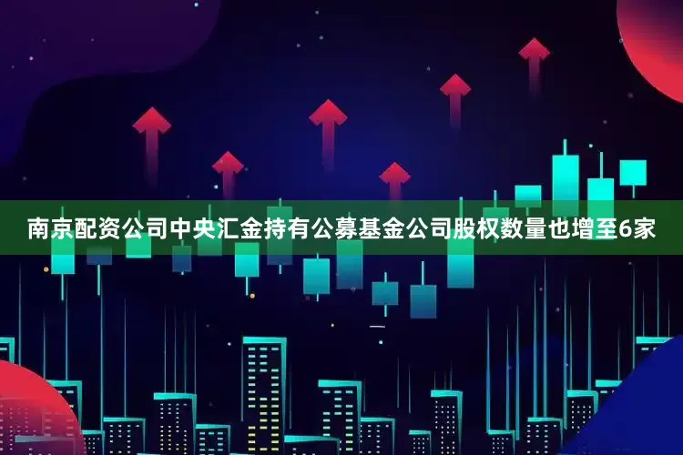 南京配资公司中央汇金持有公募基金公司股权数量也增至6家