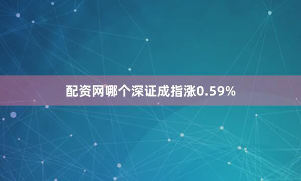 配资网哪个深证成指涨0.59%